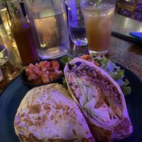 Burrito indomitos  at Indómitos Café & Bar in Uvita