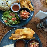 Dylan (left) indómitos (right)   at Indómitos Café & Bar in Uvita