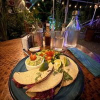 Seitan tacos  at Indómitos Café & Bar in Uvita