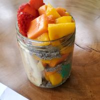 Chía pudding at Indómitos Café & Bar in Uvita