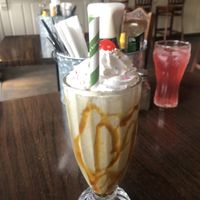 Vanilla chai milkshake  at Hank's Vegan Restaurant in Ipswich