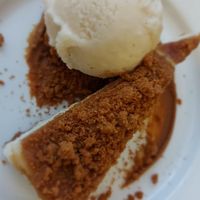 Biscoff cheesecake at Hank's Vegan Restaurant in Ipswich