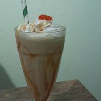 Chai milkshake - delicious! at Hank's Vegan Restaurant in Ipswich