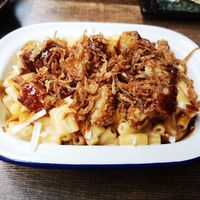 BBQ Chick'n Mac n Cheese at Hank's Vegan Restaurant in Ipswich