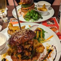 Vegetarian Burger  at Luxe Burgers in Tokyo