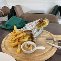 Delicious shawarma wrap!  at Munch Box by Nidhi in Bangkok