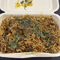 Vegan lamb biryani   at Munch Box by Nidhi in Bangkok
