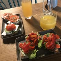 Greek sandwich and Kimchi sandwich @ Au Contraire, Freiburg at au contraire in Freiburg