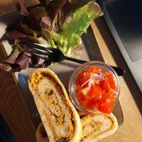 Foccacia rolls at au contraire in Freiburg