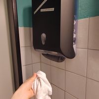 Kleine wiederverwendbare Stoffhandtücher statt Papierhandtücher at au contraire in Freiburg