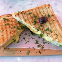 Grilled Cheese Sandwich w/o tomato marmalade at OM NOM NOM CAFÉ in Munich