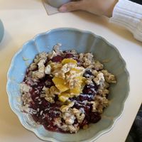 Gluten-free porridge   at OM NOM NOM CAFÉ in Munich