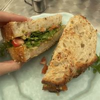 bacon sandwich!! must tryy  at OM NOM NOM CAFÉ in Munich