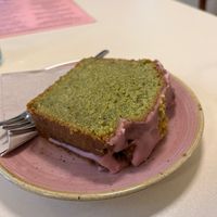 Pistachio cake   at OM NOM NOM CAFÉ in Munich