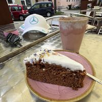 Carrot cake 🥕   at OM NOM NOM CAFÉ in Munich