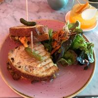 Grilled cheese sandwhich🥰 at OM NOM NOM CAFÉ in Munich