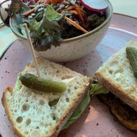 Tempeh BLT at OM NOM NOM CAFÉ in Munich