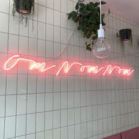 Sign  at OM NOM NOM CAFÉ in Munich