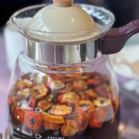 Healthy tea (little bit sweet because of berries )  at Tianchu Miaoxiang - Chaowai in Beijing