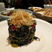 Delicious greens with peanuts at Tianchu Miaoxiang - Chaowai in Beijing