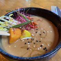 Pinda soep at The Bamboo Room in Hoorn