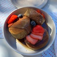 Praline Pancakes 😍 at Joshua Tree Cafe in Athens