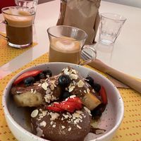 Praline dream pancakes   at Joshua Tree Cafe in Athens