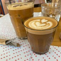 Fab coffee! at Joshua Tree Cafe in Athens