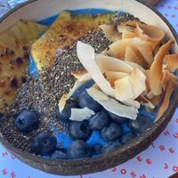 Stellar bowl was amazing, coconut yogurt, fresh fruit, best breakfast in Greece! at Joshua Tree Cafe in Athens