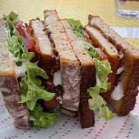 T.L.T sandwich, €9  at Joshua Tree Cafe in Athens