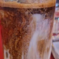 Iced (soya) latte at Joshua Tree Cafe in Athens