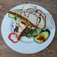 Cigköfte Wrap vegan at Klein Aspergle in Asperg