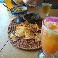 Chips and dip at Taco Massim 타코마씸 in Jeju