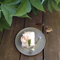 Бананово-вершкове тістечко at Veget Vegan in Kharkiv