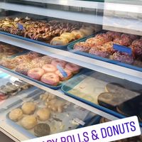 So many vegan options! at Big Baby Rolls and Donuts in Tulsa