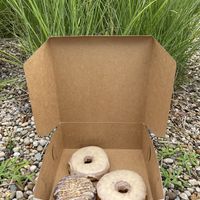 Lemon-Blueberry Crumble & Peach Glazed at Park Street Doughnuts  in Bowling Green
