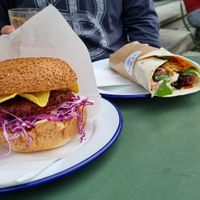 Burger and Wrap at Mat Fra Hagen in Trondheim