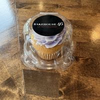 Vegan Lavender Cupcakees  at Cupcake Station in Plymouth