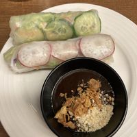 Spring rolls at Saigon Noodle Bar in Rovaniemi