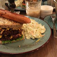 The Elysian signature burger at Elysian Restaurant in Nicosia