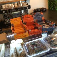 Wraps, salads and baked oat bars at Elysian Restaurant in Nicosia