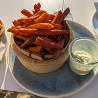 Sweet potato fries at Deichkind in Sankt Peter-ording
