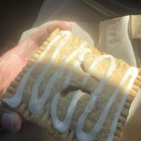 Vegan Raspberry Pop tart! So good! at B's Salty & Sweet in Columbia