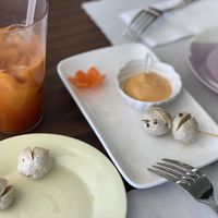 Mushroom balls! Tasty!   at White Springs Cafe in Arcadia