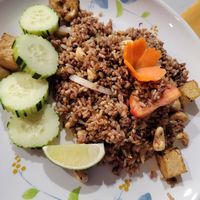 Cashew fried rice at White Springs Cafe in Arcadia