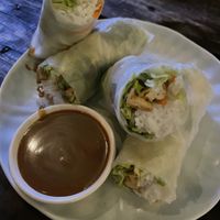 Summer rolls  at Viet Nom Nom in New Plymouth