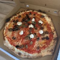 Pizza Norma Vegan $26  at Bella Italia in Newcastle