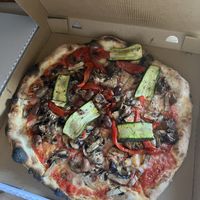  Vegan Pizza Verdure $24  at Bella Italia in Newcastle