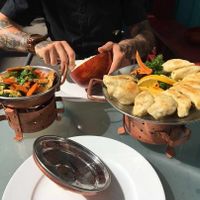 angerichtet... 🙃 at Tibet Restaurant Altona in Hamburg