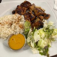 Aubergine curry  at Veggie Garden in Sitges